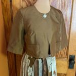 Spiegel Vintage strapless floral silk midi dress n jacket set Photo 12