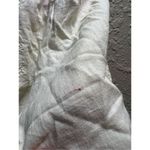 Free People  White Embroidered Blouse Woman’s Size Large Small Stain Photo 7