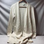 Loft cream colored long cardigan size small Photo 0