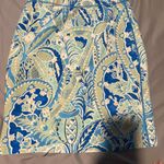 J. McLaughlin  Paisley Floral Print Skirt M Coastal Cowgirl Whimsical Preppy Photo 8