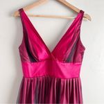 Morgan & Co Junior Fit & Flare Satin Prom Dress in Red Black, Size‎ 7/8 (Medium) Size undefined Photo 1