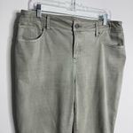 So Slimming Girlfriend Ankle Jeans Size 12 Petite Green Chico's Size 2P Photo 2