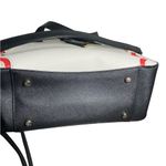 Kate Spade   New York white Black and Red scalloped trim Crossbody Tote  Bag Photo 2