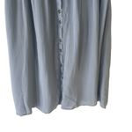 Urban Outfitters  Ecote Size‎ XS Blue Soft Button Maxi Skirt Photo 2