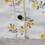 Forever 21  Denim Floral Babydoll Dress Small White Button‎ Down Y2k Cottagecore Photo 9