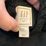 Gap x Doen Size S Eyelet Mini Shift Dress Black Ruffles Sleeveless Photo 3