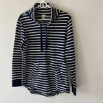 J.Crew  Factory‎ Striped Funnelneck Sweatshirt Xs Photo 1