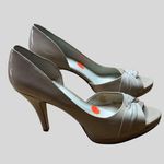 Nine West  Women's Peep Toe Stiletto Heels  Beige Size 10 Photo 2