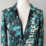 Tri Sirena Multisport Cycling Running Long Sleeve Jersey Top Women's Large Blue Photo 2