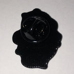 White Grumpy Bear Funky Y2K Retro Boho Scatter Pin Photo 1