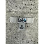 Croft & Barrow Long Sleeve Gray Confetti Speckled Front Pockets Open Cardigan M Photo 5