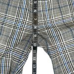 MOTHER The Inside Ankle Blue Gray Plaid Cropped Side Striped Pants 28 Photo 8