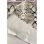 Banana Republic Banana Republic Cream Snakeskin Print Polyester Tank Top w/ Lining - Size Small Photo 3