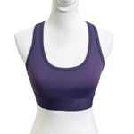 Barry’s Fit Tread Sports Bra Nightshade Purple Spell Out Women’s Size XS Photo 2