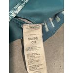 Under Armour  Sports Bra Womens Crossback Medium Impact Teal White Photo 2