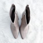 Gianni Bini Maelyie Croc Embossed Western Bootie in Dusty Taupe Photo 1