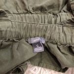 Aerie  Ruffle Peplum Bralette Crop Top‎ Olive Green Size Small Photo 5