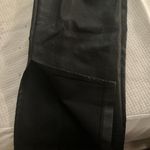 Nasty Gal Black faux leather flare slit pants Photo 2