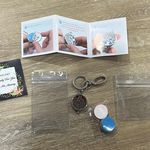 Keychain with essential oil inserts. Add essential oils and carry with you Red Photo 0