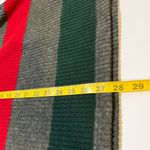 Ralph Lauren Quarter Zip Sweater Striped Gray Red Yellow Small Petite Y2K Rugby Photo 6