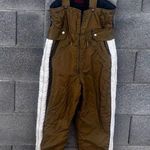 VintageāCHAPARRAL Golden Brown Ski Bib Snowsuit Gold Size M Photo 1