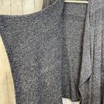 Barefoot Dreams Cardigan S/M Gray Cascade Front Bamboo Chic Lite Lounge Street Photo 3