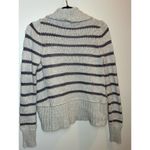American Eagle  Outfitters Open Knit sweater Cardigan Purple Stripes Size XS Photo 5