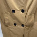 Sincerely Jules Camille Trench Coat Womens XS Brown Double Breasted‎ No Belt Photo 3