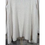 Escandelle Paris Sweater‎ Woman's S/M White Rainbow Thread Open Cardigan Photo 7