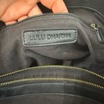 Lulu Dharma Black Woven Vegan Leather Bag Photo 5