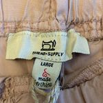 Thread and Supply NEW! Size LARGE Blush Pink Nude Elastic Waist Shorts Tencel Photo 6