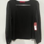 Love Scarlett Elegant Black long sleeve Blouse Size L Photo 0