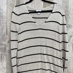 Old Navy  V-Neck Striped Sweater  Chic Size Small  Long Sleeve Photo 2