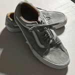 Vans Premium Leather Old Skool Grey Shoes - Woman’s Size 9 Photo 0