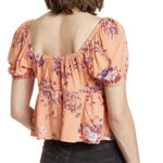 Abound  Floral Print Puff Sleeve Babydoll Top​​​​​​​​​​ Photo 1