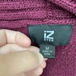 Iz Byer Burgundy Cardigan Size Medium Photo 3