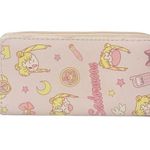 Sailor Moon Anime Pink Character Full Zip Multi Card Wallet Photo 0