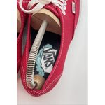 Vans Red Authentic Style Red Lace Up Shoes - Size Men 7.5/Womens 9 Photo 3