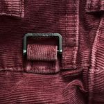 Zadig & Voltaire Corduroy Straight Leg Pants Burgundy Size Small UK 36 Photo 2