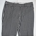 Talbots Hampshire, petite size 12 Women's Black and White Checkered Pants Photo 2
