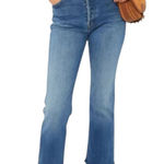 MOTHER The Tripper Ankle Work Hard Play Hard NWT 25 Blue Photo 0