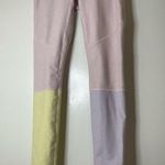 Outdoor Voices Pastel Pink color block leggings Photo 3