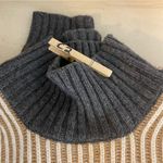 Naadam Fisherman Colorblock Cashmere‎ Wool Turtleneck Sweater size xs Gray Photo 8