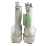 Sam Edelman Laguna Women's Gray Leather Round Toe Platform Chelsea Boots Sz 8.5 Photo 2