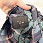 Rails  Hunter Plaid Button Up Long Sleeve Shirt Teal Navy Blue Pink Small Photo 1