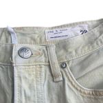 Rag and Bone  Womens Size 28 Maya High Rise Frayed Short Lemon Drop Organic‎ Cotton Photo 7