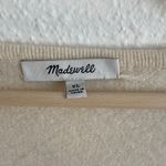 Madewell Creme Pink Colorblock Coziest Yarn Kent Striped Drape Cardigan Sweater Photo 5