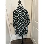 Ruti The Surprise Geo Print Blouse S/M Made in Turkey‎ Black Photo 3