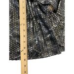 Dress Barn  Women's Metallic Silver & Black Cardigan Photo 7