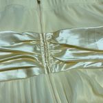 Xtraordinary XTRADIONARY, Beaded Mesh Formal strapless, Sz9, Yellow, Sequins, pleats, Hand Wash Photo 12